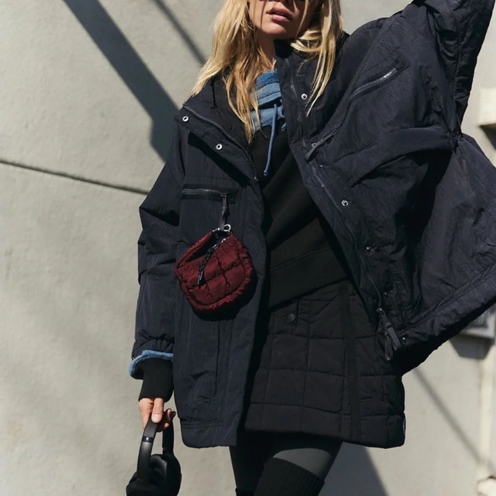 NWOT Free People Billie Boxy Lightweight Insulated Utility Jacket - Picture 2 of 11